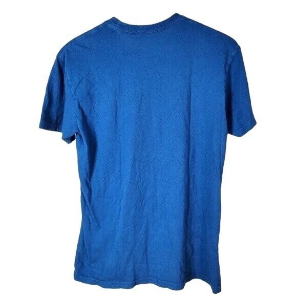 Disney Parks Stitch T Shirt Blue Medium Lilo Est 2002 Short Sleeve Coat of Arms - Picture 4 of 6